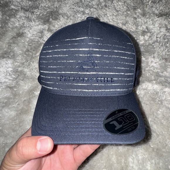 BNWT Pelican Hill Travis Matthew SnapBack Golf Hat Blue 110 Flexfit - Picture 1 of 5
